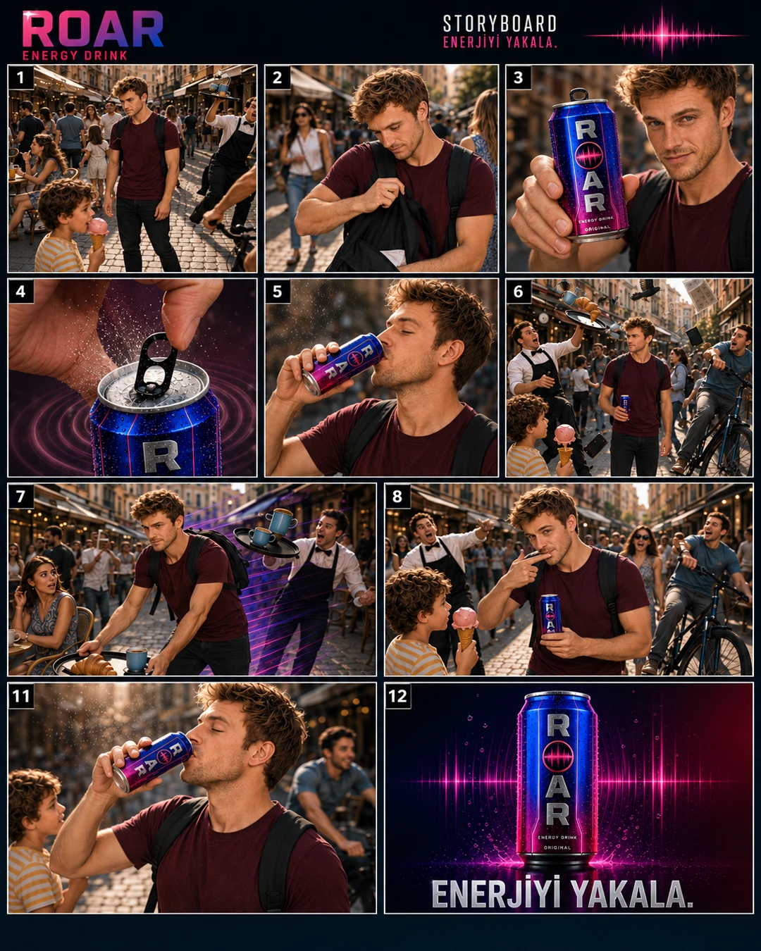 Roar — Storyboard — kare 1